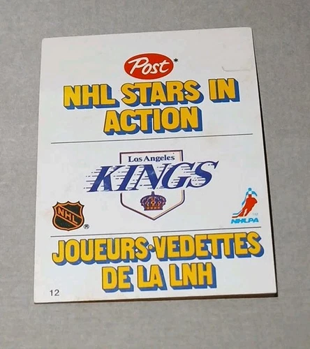 1981 POST NHL STARS IN ACTION LOS ANGELES KINGS MARCELL DIONNE   #12