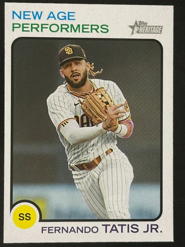 2022 Topps Heritage New Age Performers NAP-9 Fernando Tatis Jr - Bild 1 von 2