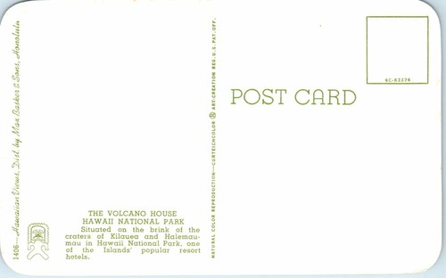Lot of 3 HI Postcard Pele's Paint Pot Volcano House Steam Hawaii National Park - Picture 4 of 6