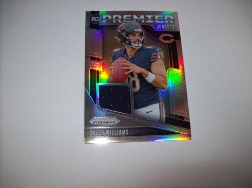 Caleb Williams 2024 Prizm Silver Premier Jerseys Rookie Patch Relic NM Free Ship - Picture 2 of 4