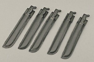 5-21ST-CENTURY-TOYS-MACHETES-WITH-BLACK-SHEATHS-FOR-1-6TH-SCALE-OR-12-034-FIGURES