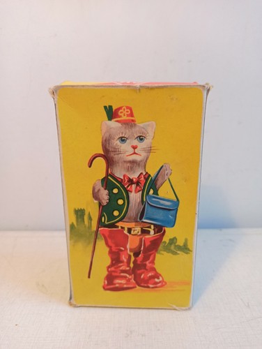 VINTAGE WINDUP TINTOY - PUSS IN BOOTS - KÖHLER GKN - GERMANY - Picture 11 of 12