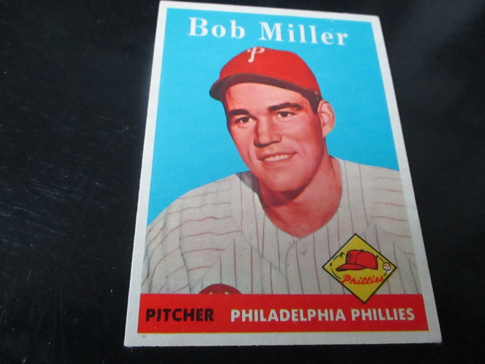 BOB MILLER     (philadelphia phillies - pitcher)   1958 TOPPS  card #326 nr/mint