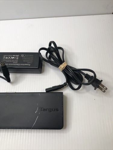 TARGUS DOCKING STATION ACP70USZ HDMI DVI ETHERNET WITH AC ADAPTER USB 3.0 CABLE - Picture 2 of 8