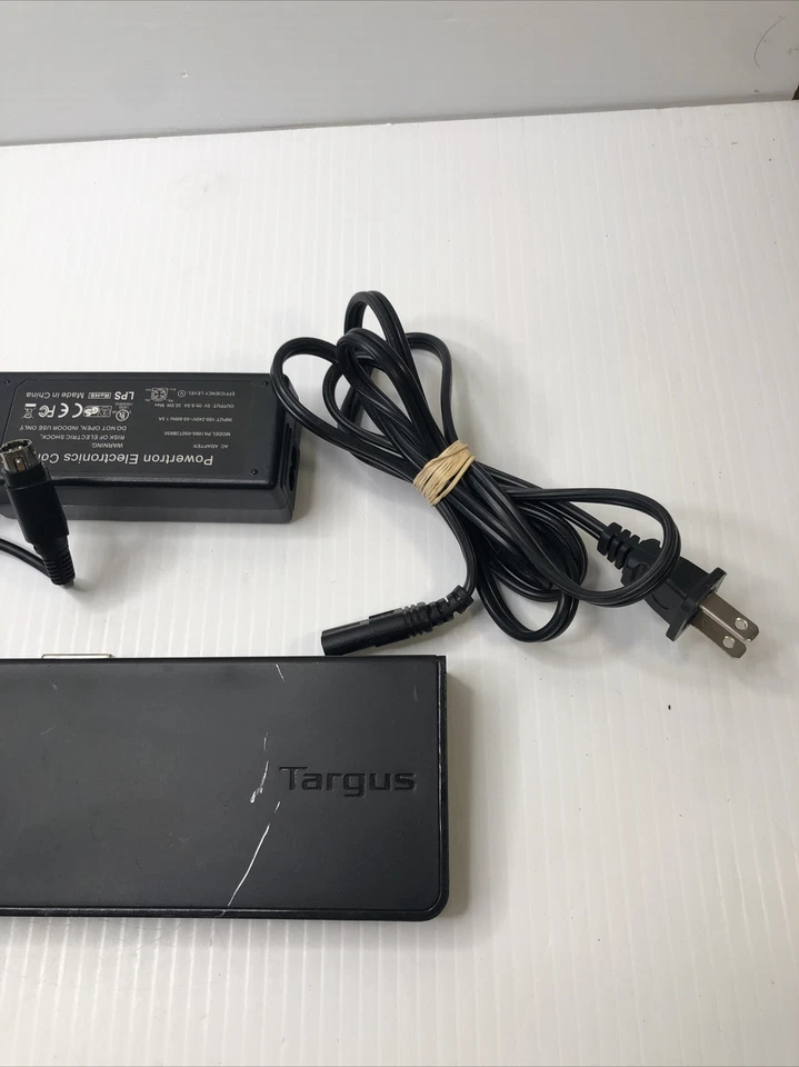 TARGUS DOCKING STATION ACP70USZ HDMI DVI ETHERNET WITH AC ADAPTER USB 3.0 CABLE - Image 2 of 4