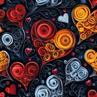 40x Hearts Peel and Stick Tiles Vinyl Sticker Bathroom Kitchen Self Adhesive