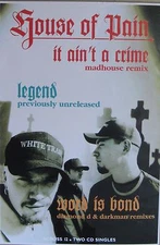 40x60" HUGE SUBWAY POSTER~House of Pain 1994 It Ain't a Crime Same as Ever Was~