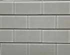 3x6 Silver Mink Shiny Subway Glass Tile Backsplash Shower Kitchen (PACK OF 8)