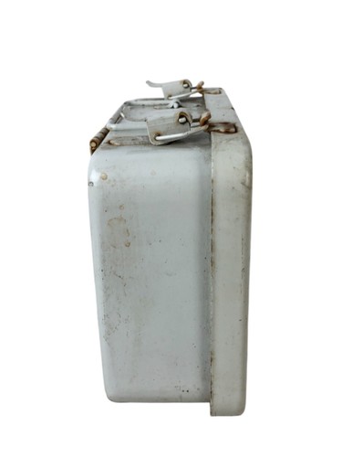 Vintage Full CONOCO Gas Oil Service Station Metal First Aid Kit Box - Picture 8 of 11