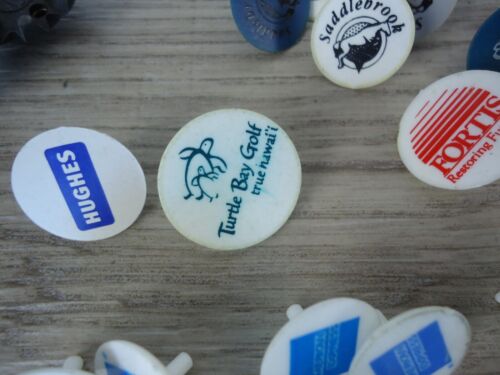Verschiedene Golfball Marker Lot Bullet Nike Hughes Heidelberg Schrift Lewis Bayer - Bild 11 von 12