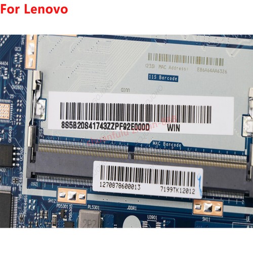5B20S41743 For LENOVO MOTHERBOARD SRESL 5405U 2300M IDEAPAD S145-15IWL 81MV AE58 - Picture 6 of 10