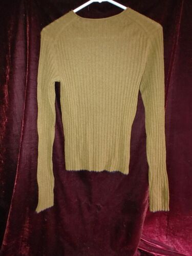 Ladies NWT Vince Ribbed Fitted Crewneck Cashmere Blend Sweater Size S - Picture 2 of 5