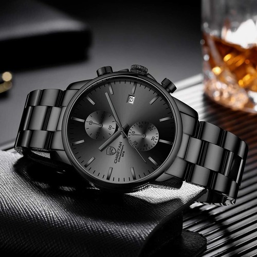 Fashion Men's Watches - Stainless Steel, Waterproof, Quartz, Auto Date - Picture 6 of 8