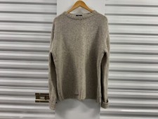 Vintage Woolrich Womens Wool Blend Sweater Chunky Oatmeal Beige Size L 9111