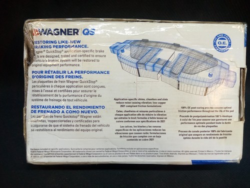 Wagner QuickStop ZD1506 Ceramic Disc Brake Pad Set - Bild 3 von 3