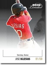 JOSE IGLESIAS 2011 Just LIMITED Rookie Mint BLACK Parallel RC #/50