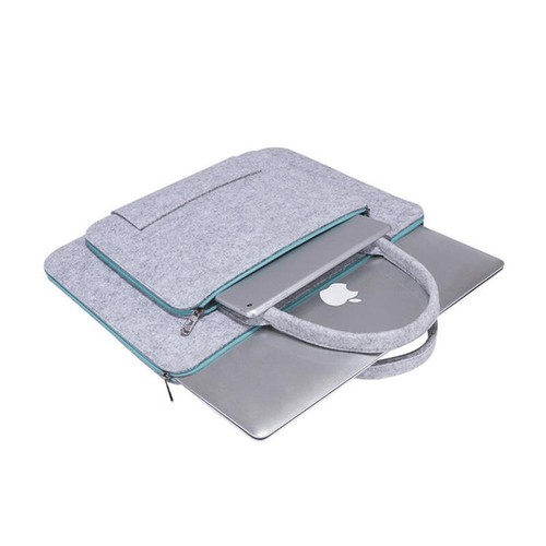 17 Inch Felt Laptop Sleeve Cover Computer Case Cover Notebook Carrying Bags - Picture 5 of 7