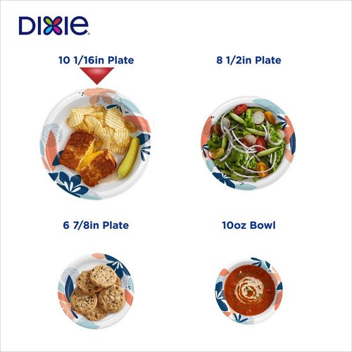 10 Inch Disposable Paper Plates 150 Count Soak Proof Durable Microwave Safe Home - Picture 12 of 14