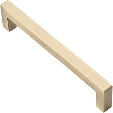 5 Pack Brushed Antique Brass Cabinet Pulls, 5 Inch(127mm) Hole Centers Cabinet