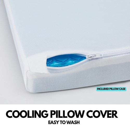 Coldest Ultra Slim Firm Pillow - Gel Memory Foam Pillow for Stomach - Picture 2 of 15