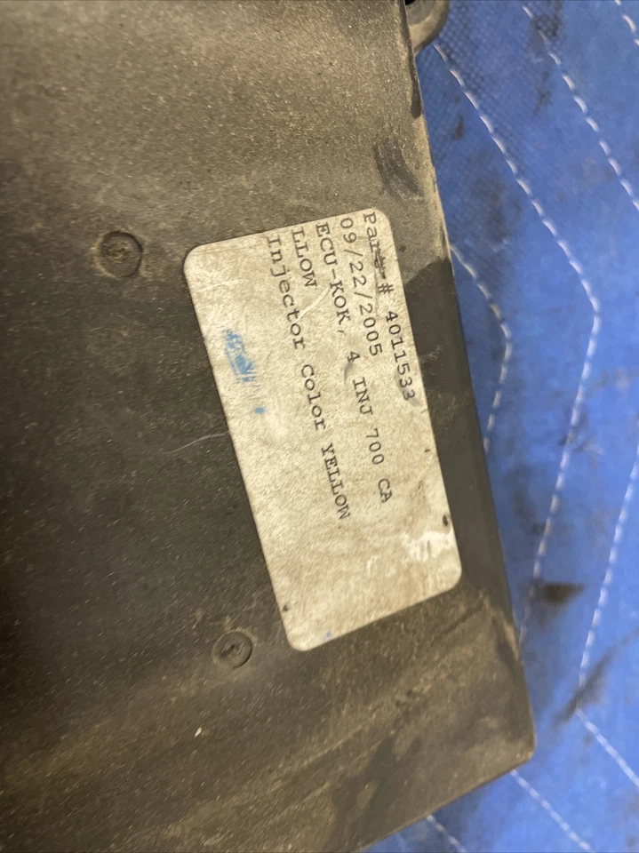 CDI ECU ECM Computer Injector Yellow 2006 Polaris RMK IQ 900 4011533 128 - Image 3 of 4