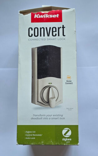 Unused Satin Nickel Kwikset Convert Zigbee 3.0 Smart Lock Conversion Kit - Picture 2 of 10
