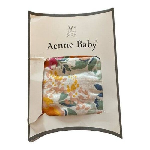 Aenne Baby Muslin Baby Swaddle Blanket 47x47” Floral - 第 1/4 張圖片