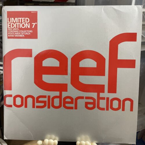 Reef - Consideration - Ltd rot 7" Vinyl mit Postkarten sehr guter Zustand A32