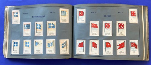 Sammelbilderalbum Wer nennt die Länder kennt die Fahnen 1929 Massary Zigaretten - Bild 10 von 10