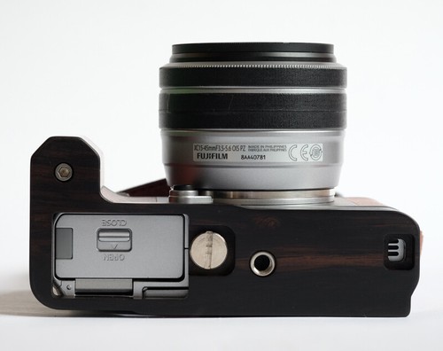 Handmade Ebony Wood Wooden Handle Grip L Plate for Fujifilm Fuji XA5 X-A5 Camera - Picture 10 of 12