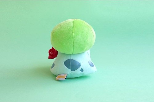 POKEMON Pocket Monsters BULBASAUR with a Flower Plush Doll 15cm Authentic Goods - Picture 4 of 4