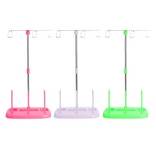 Soporte roscado 3 bobinas soporte rack para bordado, costura, acolchado, serger