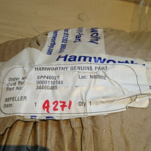 Hamworthy bronze pump impeller 34460485, NEW, GENUINE, UNUSED - Picture 2 of 8