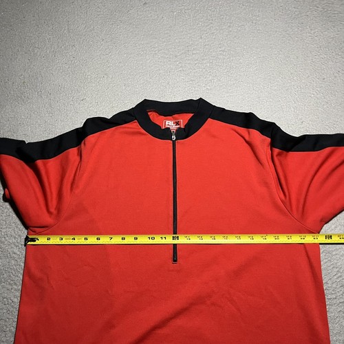 Vintage RLX Cycling Jersey Mens Large Red Polo Sport Short Sleeve Shirt USA - Picture 4 of 9