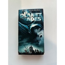 Planet Of The Apes VHS 2001 Movie Starring Mark Wahlberg