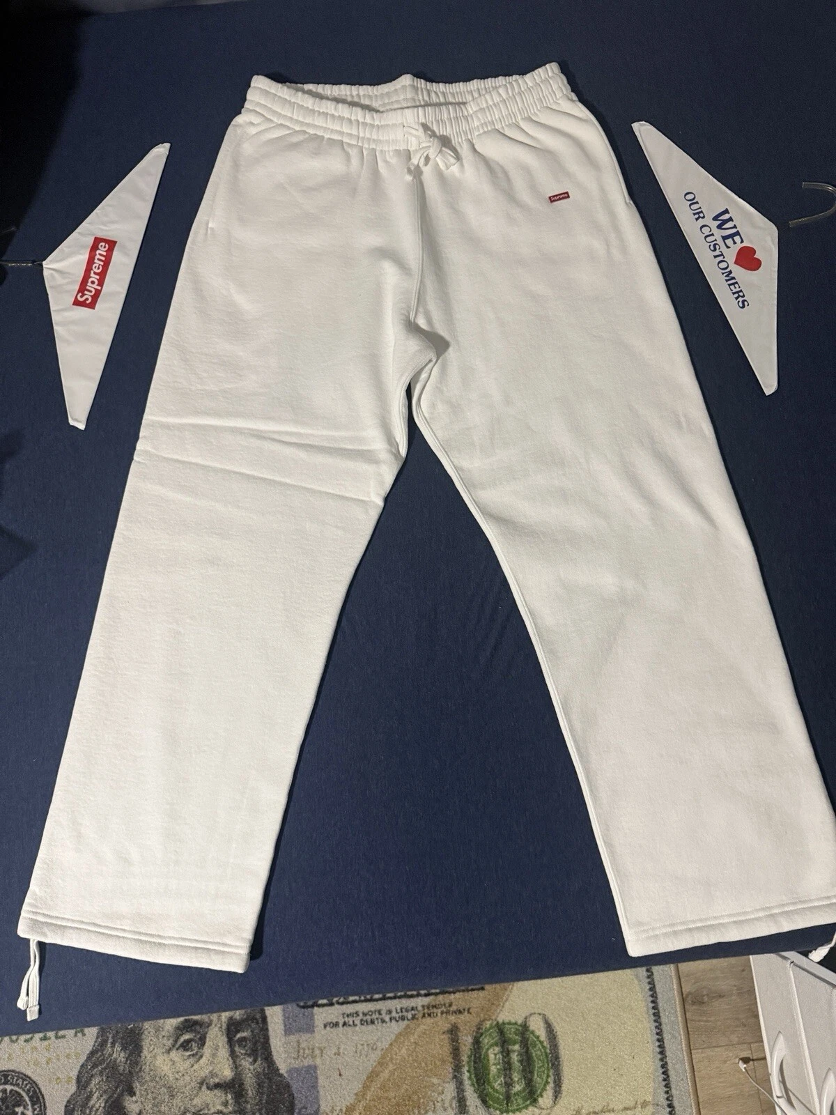 Pantalon de survêtement Supreme Small Box cordon de serrage   Fw24 L