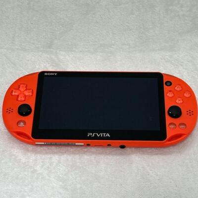 Excellent+++++SONY PS Vita Console Wi-Fi Model PCH-2000 Neon