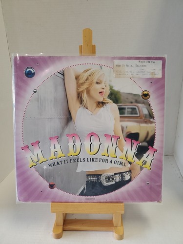 VTG MADONNA What It Feels Like For A Girl 12” Vinyl RARE Y2K Single Record VGC - Picture 20 of 21