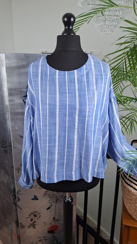 M&S COLLECTION Ladies casual Oversize loose boxy shirt top blouse 16 XL Woman - Picture 2 of 11