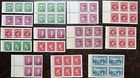 Lot of Canada Booklet Pane Stamps Mnh