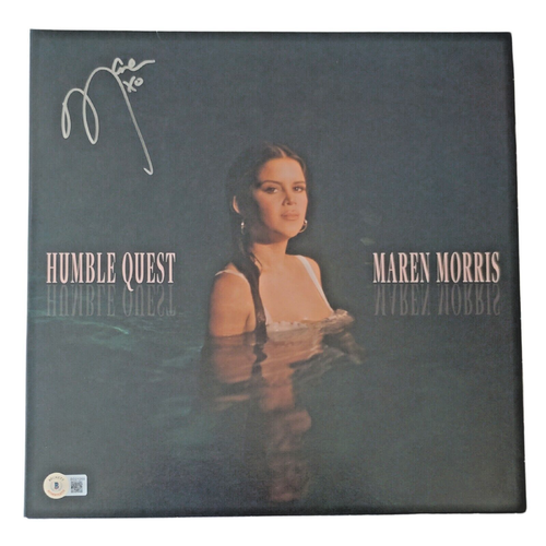 Maren Morris Signed Vinyl Humble Quest Country Music Record Album Beckett COA - Picture 3 of 9