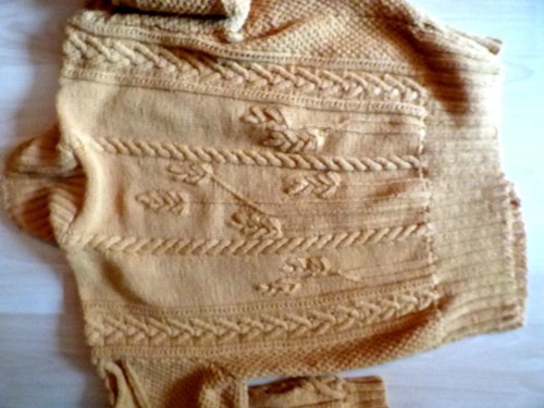 Damen Trachtenjacke, Strickjacke, Janker, Oktoberfest Gr. M/L in Senfgelb - Bild 2 von 8
