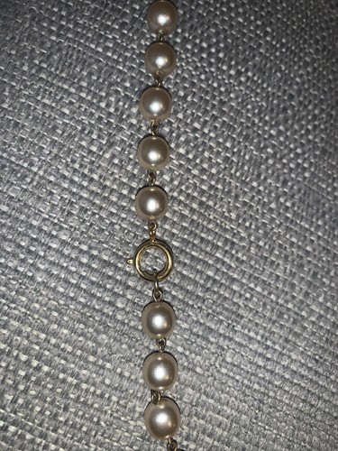 Past Times Pearl and Coin Necklace / Roman Period Style Coin / Gold Plated- VGC - Picture 5 of 12