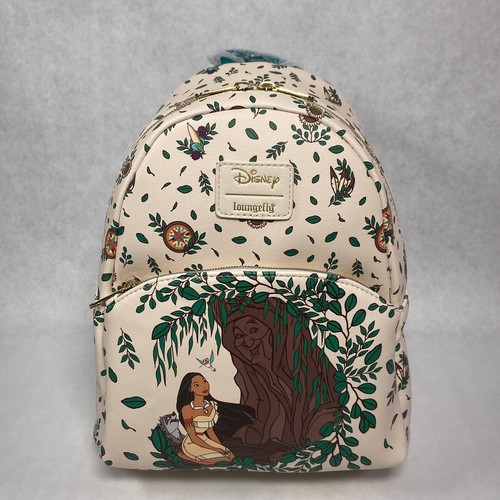 Loungefly Disney Pocahontas Mini Backpack Grandmother Willow Meeko Harvest Tree - Picture 2 of 10