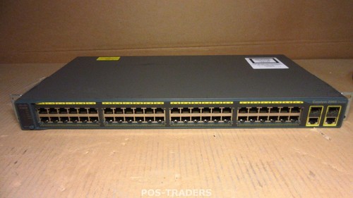 Cisco WS-C2960-48TC-L V09 Catalyst 2960 48-Port 10/100 & 2x T/SFP Switch + EARS - Afbeelding 1 van 3