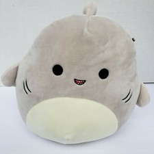 Squishmallow Gordon the Shark with Smiling Teeth Solid Fins 8" Plush Toy Rare
