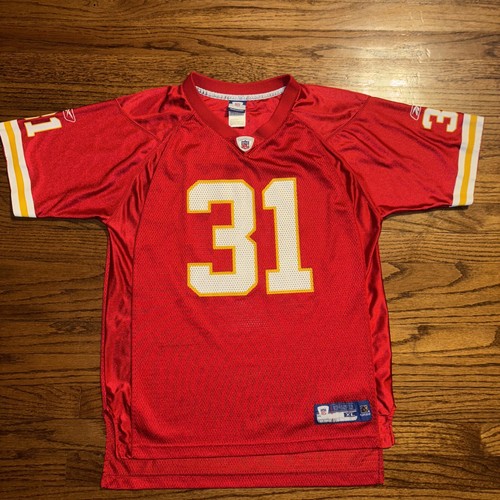 Vintage Reebok NFL Kansas City Chiefs Priest Holmes Jersey Size Youth XL Red #31 - Picture 2 of 6