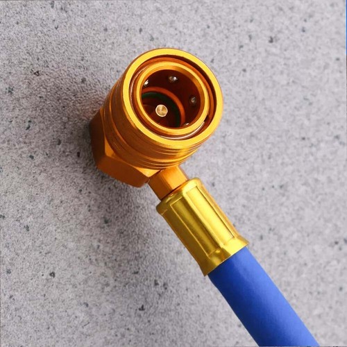 R134a Car AC A/C Refrigeration Air Conditioning Recharge Hose Pressure Gauge US - Picture 7 of 10