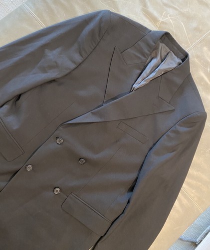 NWOT Eidos Napoli Isaia Italy Double Breasted Deven Slim 50R 40R Jacket $1595 - Picture 1 of 8