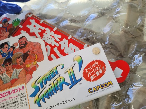 Street Fighter II Promotional Cardboard Counter Display Japanese Japan Capcom - Imagen 10 de 12